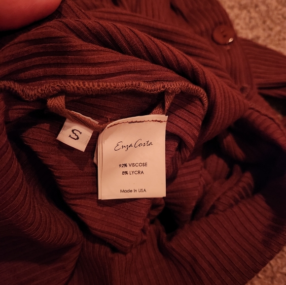 New Enza Costa Sweater Dress S 2022 Revolve - Picture 4 of 6